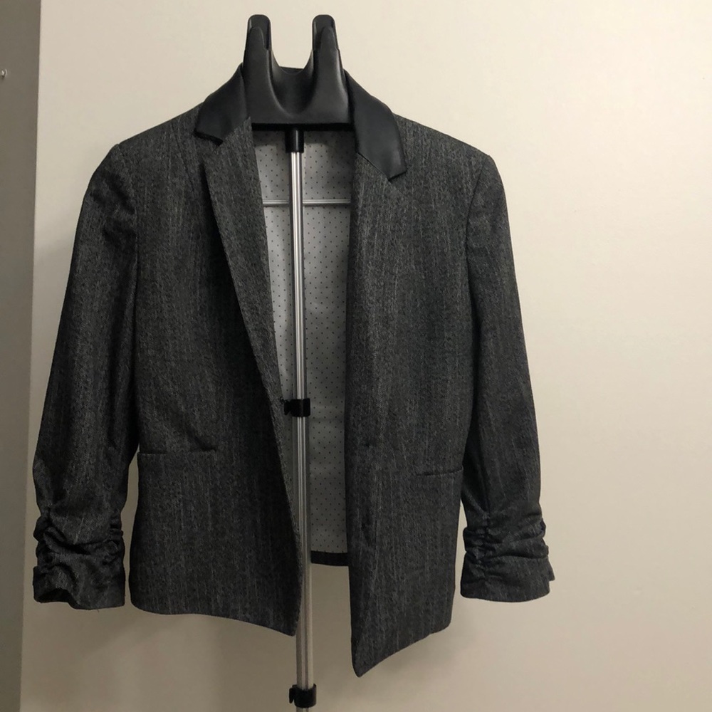 Three piece grey express suit